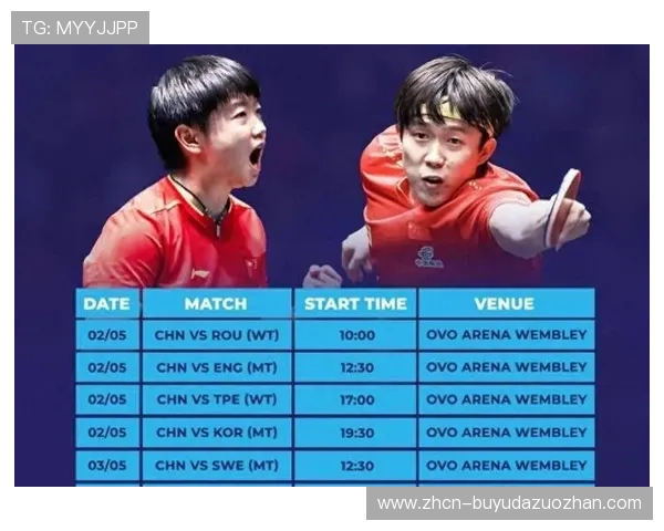 伦敦世乒赛中国队赛程公布，五一假期将迎多场关键对决
